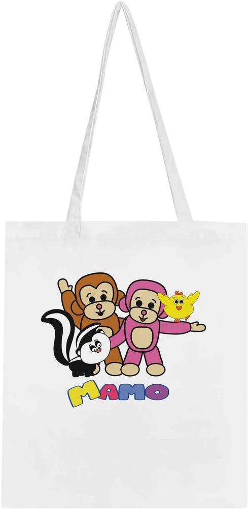 Katoenen tas Mamo en zijn vriendjes