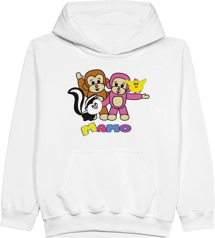 Kinderhoodie Mamo en zijn vriendjes (4-16 jaar)